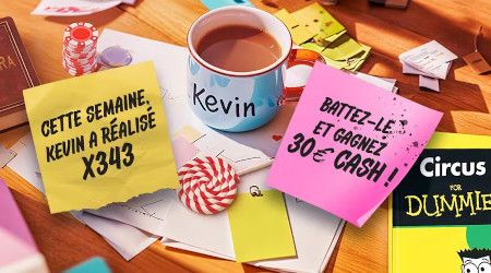 Circus Casino : battez le multiplicateur de Kevin et empochez 30 € cash