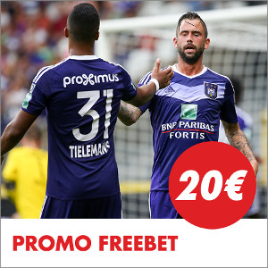 Free bet de 20 € en pariant sur  Rostov - Anderlecht