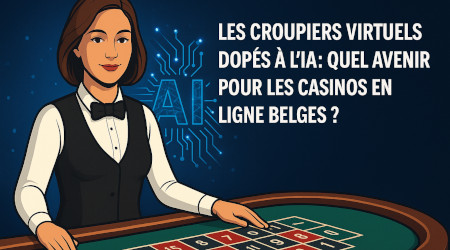 Les croupiers virtuels dopés à l'IA : quel avenir pour les casinos en ligne belges ?