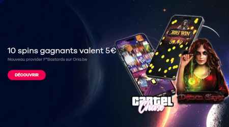 F*Bastards : Gagnez 5 euros d'extra avec le casino Oria