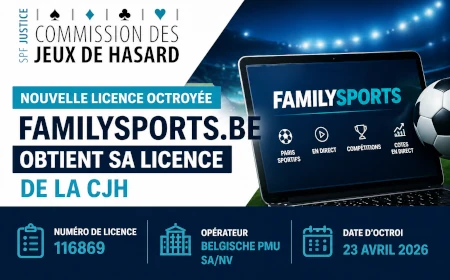 familysports.be obtient sa licence de la CJH : Un nouvel acteur sur le march&eacute; belge