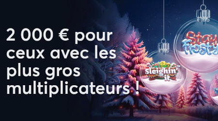 2.000 euros pour le plus gros  multiplicateur : Tentez votre chance avec Golden Palace