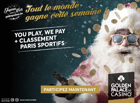 Golden Christmas : You Play, We Pay + Classement Paris Sportifs