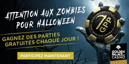 Gagnez des parties gratuites pour Halloween sur Golden Palace
