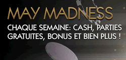 May  Madness, un mois de promotions sur GoldenPalace.be