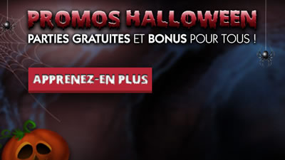 Des bonus et des free spins pour Halloween sur GoldenPalace.be