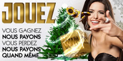 Promotion « You Play, We Pay » spécial Golden Xmas