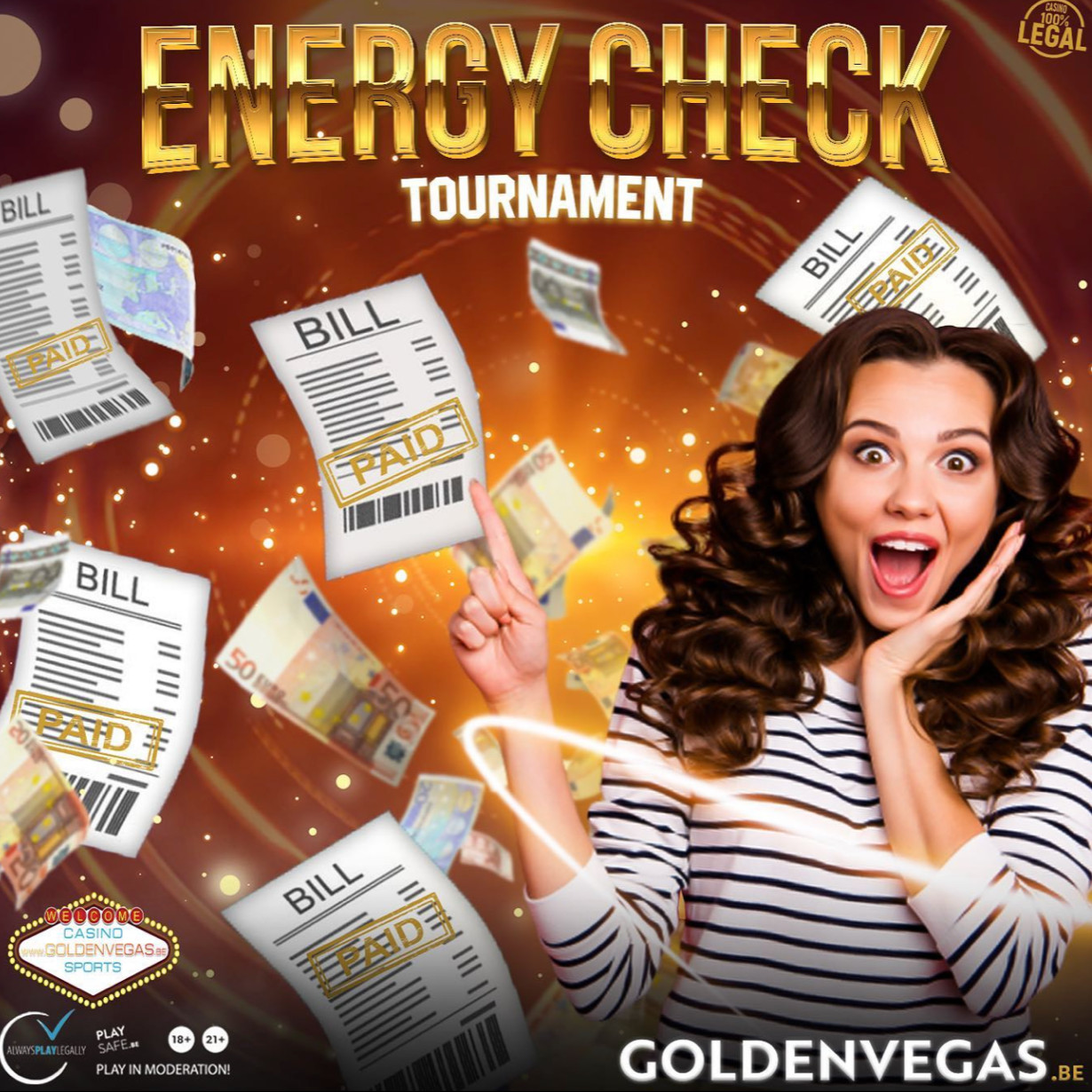 Tournoi Chèque Energie : Gagnez jusqu'à 392 euros grâce à  Golden Vegas