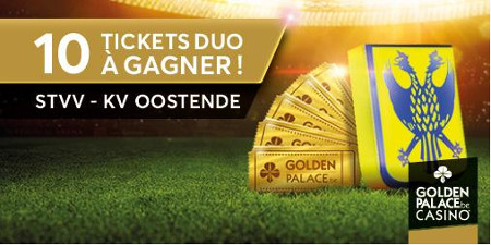 Saint-Trond x KV Ostende : Gagnez des places gratuites sur Golden Palace