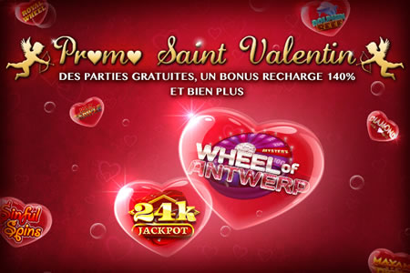 Des parties gratuites et un bonus inédit pour la Saint-Valentin
