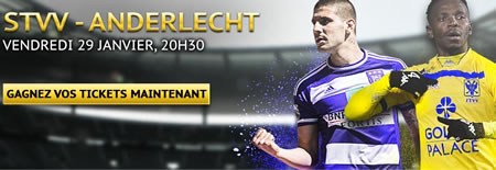 STVV x Anderlecht : Gagnez  des tickets pour le match sur Golden Palace