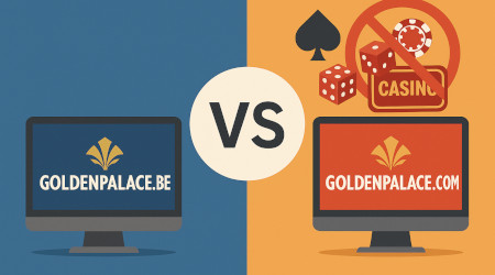 GoldenPalace.be vs GoldenPalace.com : deux sites, deux réalités juridiques