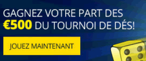 500 € à gagner aux tournois de dices gratuits pour les nouveaux joueurs de GrandGames