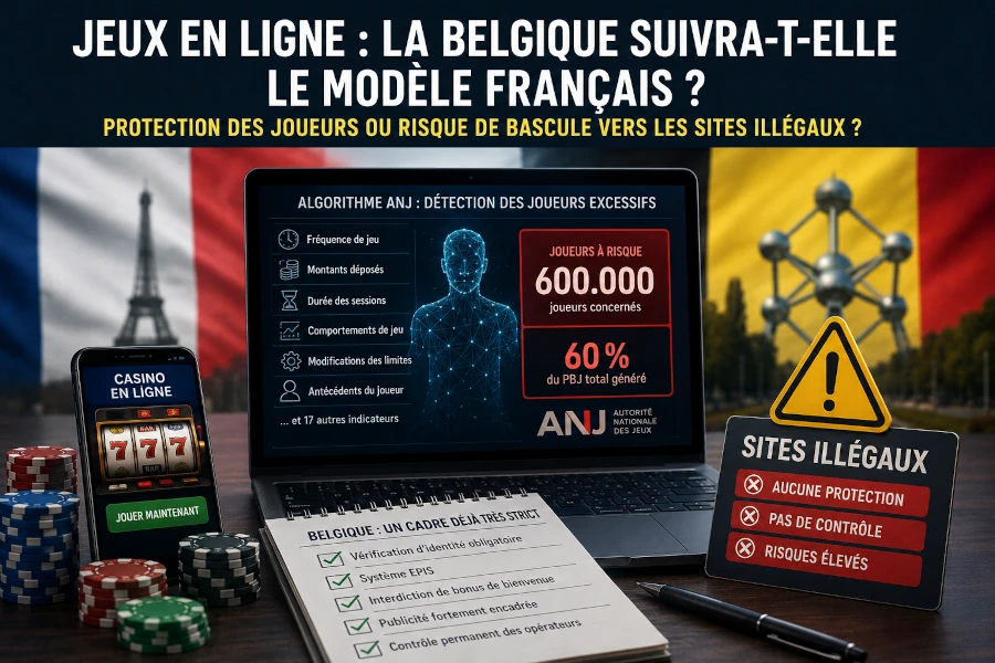 La Belgique pourrait-elle suivre la France dans la d&eacute;tection des joueurs 