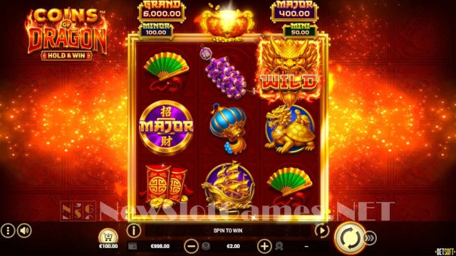 Coins of Dragons Hold and Win