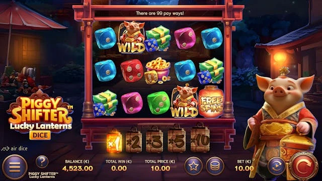 Piggy Shifter Lucky Lanterns Dice
