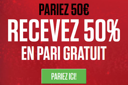 Champions League et Europa League : Gagnez un bonus de 50 %