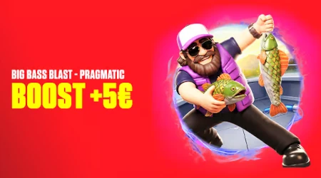 Ladbrokes Casino : un Boost de 5 &euro; sur Big Bass Blast &agrave; activer avant minuit