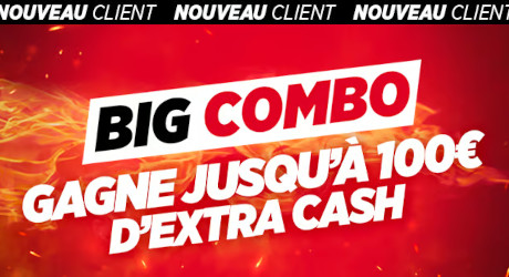 Big Combo : Gagnez 100 € d'extra cash avec le  bookmaker Ladbrokes
