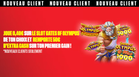 Boost de 50 € sur Gates of Olympus : l'offre exclusive nouveaux joueurs de Ladbrokes