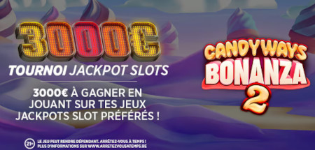 Tournoi Jackpot Slots : Candyways Bonanza 2