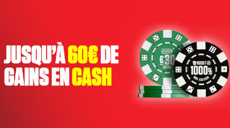 Boost de bienvenue Ladbrokes Casino : jusqu'à 60 € de gains supplémentaires pour les nouveaux joueurs