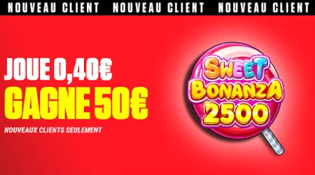 50 euros de boost sur Sweet Bonanza en jouant avec Ladbrokes