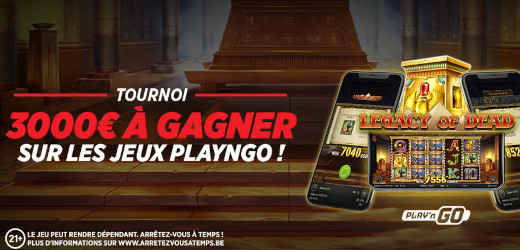 Tournoi Play'N'Go : Gagnez votre part des  3.000 euros avec le casino Ladbrokes