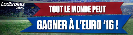 ladbrokes Casino : Tout le monde peut gagner  l'Euro '16