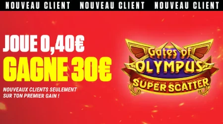 30 euros en plus sur votre premier gain avec le casino Ladbrokes