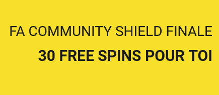 30 free spins à gagner pour la finale de la FA Community Shield