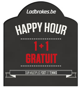 Happy Hour sur Ladbrokes avec des paris gratuits