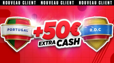 Portugal x RD Congo : Ladbrokes promet 50 &euro; de cash aux nouveaux joueurs si un but est marqu&eacute;