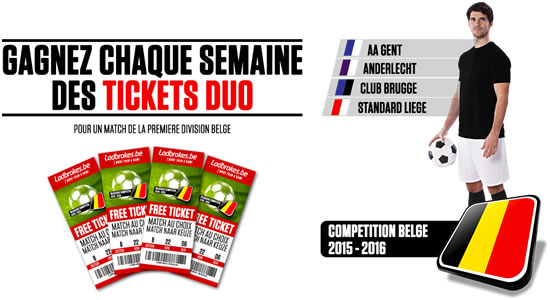 Pari multiple sur Ladbrokes = 1 chance de gagner 2 tickets pour un match