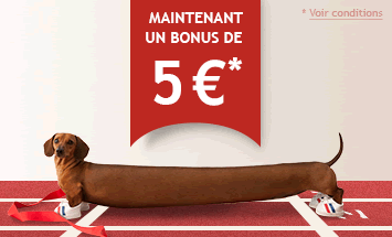 La loterie Nationale offre un bonus de 5 €