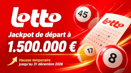 Un ticket oubli&eacute; de 6.000.000 euros fait grimper le jackpot minimum du Lotto
