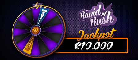 jackpot de 10.000 euros sur Rapid Rush