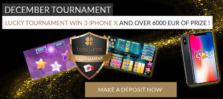 3 iPhones X à gagner lors du tournoi de décembre
