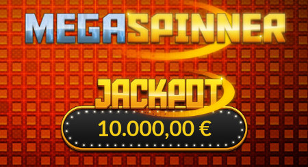 Jackpot sur Mega Spinner de LuckyGames de 10.000 euros