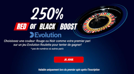 Magic Betting Casino lance un boost 250 % sur votre premier pari Roulette Evolution