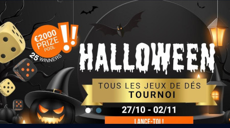 Tournoi d'Halloween Dice : les dés s'affolent sur Magic Betting Casino