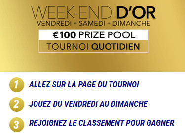 Magic Betting Casino : 100 &euro; &agrave; partager avec le tournoi Week-end d'or