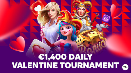 Tournoi de la Saint Valentin : 1 400 euros par jour  à se partager sur le casino Napoleon