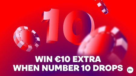 Lucky 10 :  Pariez sur le chiffre 10 et gagnez 10 euros avec Napoleon