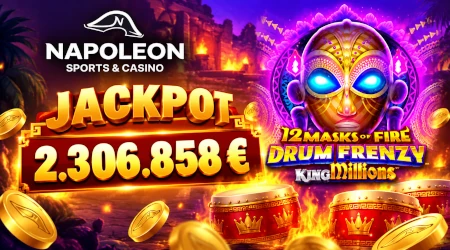Napoleon Casino : un Belge remporte 2.306.858 &euro; avec une mise de seulement 0,20 &euro;