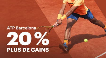 Cashback et Profit Boost quotidiens pour l'ATP Barcelona avec Napoleon Sport