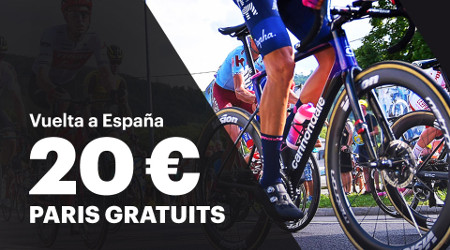 20 € de  freebet pour chaque victoire belge lors de La Vuelta