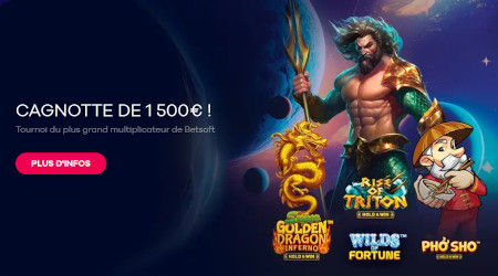 Tournoi Betsoft : Un jackpot de 1 500 euros  à gagner sur Oria