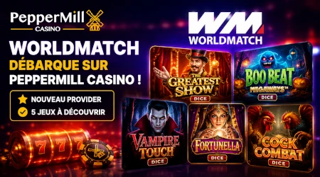 WorldMatch d&eacute;barque sur PepperMill Casino avec une nouvelle collection de jeux de d&eacute;s