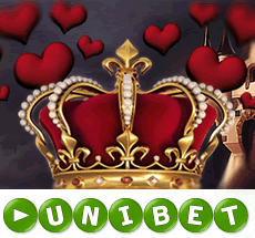 Unibet.be - Roi de coeur sur la salle de poker